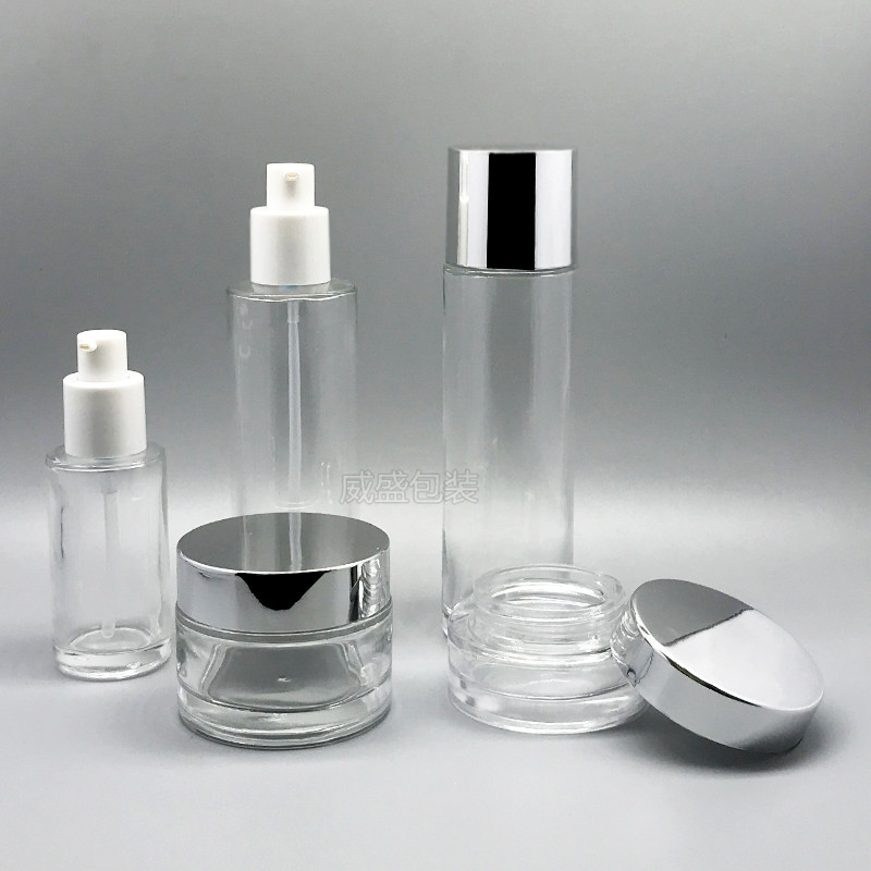 新款直圆瓶子  化妆品包装瓶子定制  乳液瓶现货(图2)