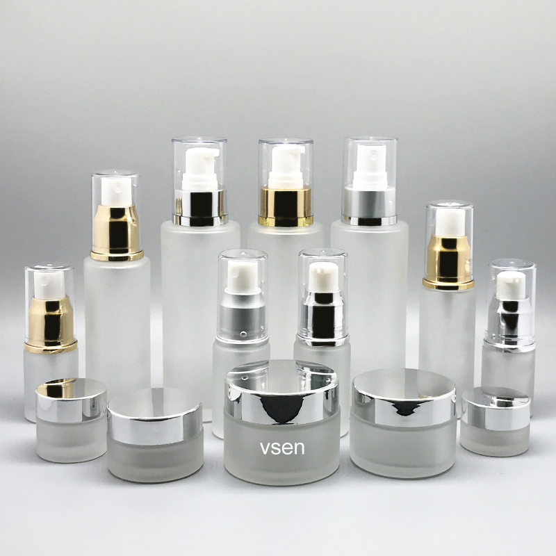 通用电化铝 化妆品包材现货  化妆品套装瓶120m(图3)