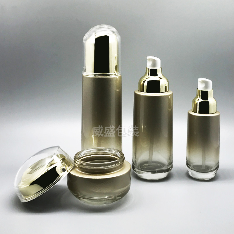 金色异形化妆品玻璃瓶(图2)